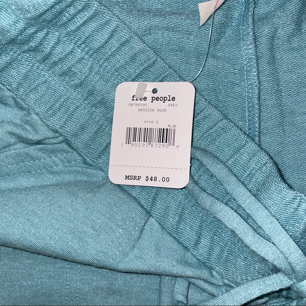 NWT Free People Movement Sunny Skinny Sweatpants Turquoise - Picture 6 of 8